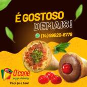 Peça online sua pizza cone 