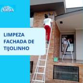 Limpeza fachada de tijolinho