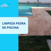 Limpeza de pedra de piscina