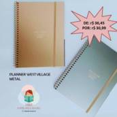 Planner West Village Metal - Bauru