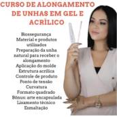 Curso de Alongamento de Unhas em Gel e Acrílico