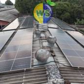 Instalação de energia solar para industrias