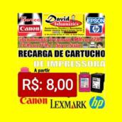 Recarga de Cartucho de Impressora em Aracaju