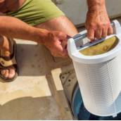 Limpeza da Coadeira ou Skimmer
