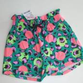 Shorts Infantil Estampado tamanho 16 - Bauru