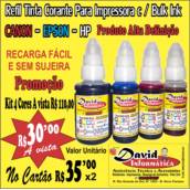 Tinta para Impressora Canon - Epson - Hp - Bulk Ink.