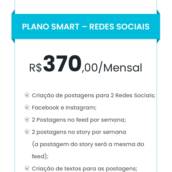 Gestão de Redes Sociais - Plano Smart