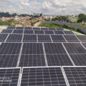 Estrutura de laje para painel fotovoltaico