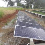 Estrutura de fixação placa solar