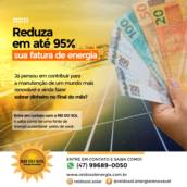 ECONOMIA DE ATÉ 95% EM SUA CONTA DE ENERGIA