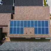 Instalação de placa solar fotovoltaica