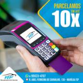 Parcelamos em até 10x no Cartão