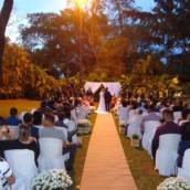 Decoração para o altar de casamento - Bauru