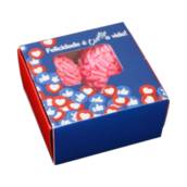 Caixa gaveta c/  visor (4 doces) like - pct  c/ 10 unidades 