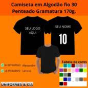 Camiseta em algodão