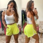 Shorts de treino leve (duplo)  Amarelo Tamanho M e G em Bauru