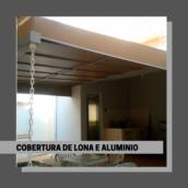 Cobertura de Aluminio e Lona 