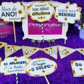 Plaquinhas topo de bolo