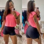 Cropped dry fit tam único - Bauru