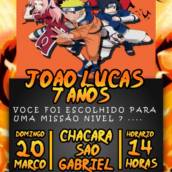 Convite de Aniversário Infantil em Bauru