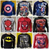 Camisa Infantil Manga Longa Personagens - Bauru