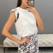 Camiseta Crooped com manga
