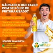 Compramos o óleo de fritura de seu estabelecimento - Reciclagem de óleo de fritura em Aracaju