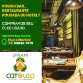 Compramos óleo de bares, restaurante e hotéis - Empresas que compram óleo de fritura em Aracaju