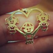 Pingente filhos Ouro 