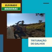 Trituração de galhos