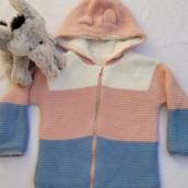 Casaco Infantil Tricolor Menina em Bauru 