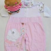Body Infantil Menina Rosa Claro em Bauru 