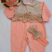 Body Infantil Menina Laranja Oncinha em Bauru 