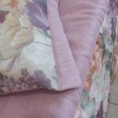 1 Colcha Rosé em Tecido Rústico Leve Matelassé para Cama de Solteiro