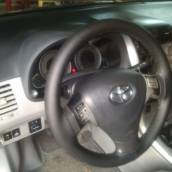 Forro em Couro Volante Corola Preto