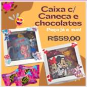 Caixa com Caneca e Chocolates Personalizados – O Presente Perfeito para Surpreender em Belém