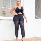 Conjunto Cropped e Calça de renda em Bauru
