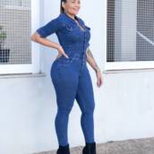 Macacão Jeans com lycra em Bauru