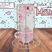 Kit Xícaras Personalizadas de Dia das Mães