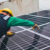 Instalação de placa solar