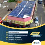 Sistema de energia solar para comércio 