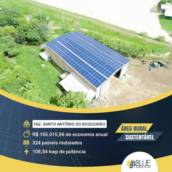 Sistema de energia solar para área rural 
