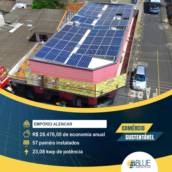 Sistema de energia solar para comércio 