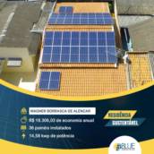 Sistema de energia solar para residências 
