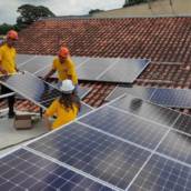 Instalação de Sistema Solar em Chácara realizada em Suzano