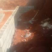 Muro de arrimo com tirantes