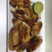Asa de frango frita