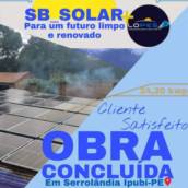 Obra Concluída! Instalação de Energia Solar em Serrolândia Ipubi/PE