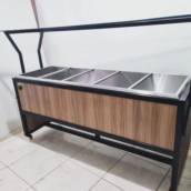 Buffet self service para 10 cubas 1/2 ou 5 cubas 1/1 