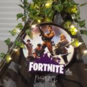  Festa do Pijama com cabanas - Tema Fortnite